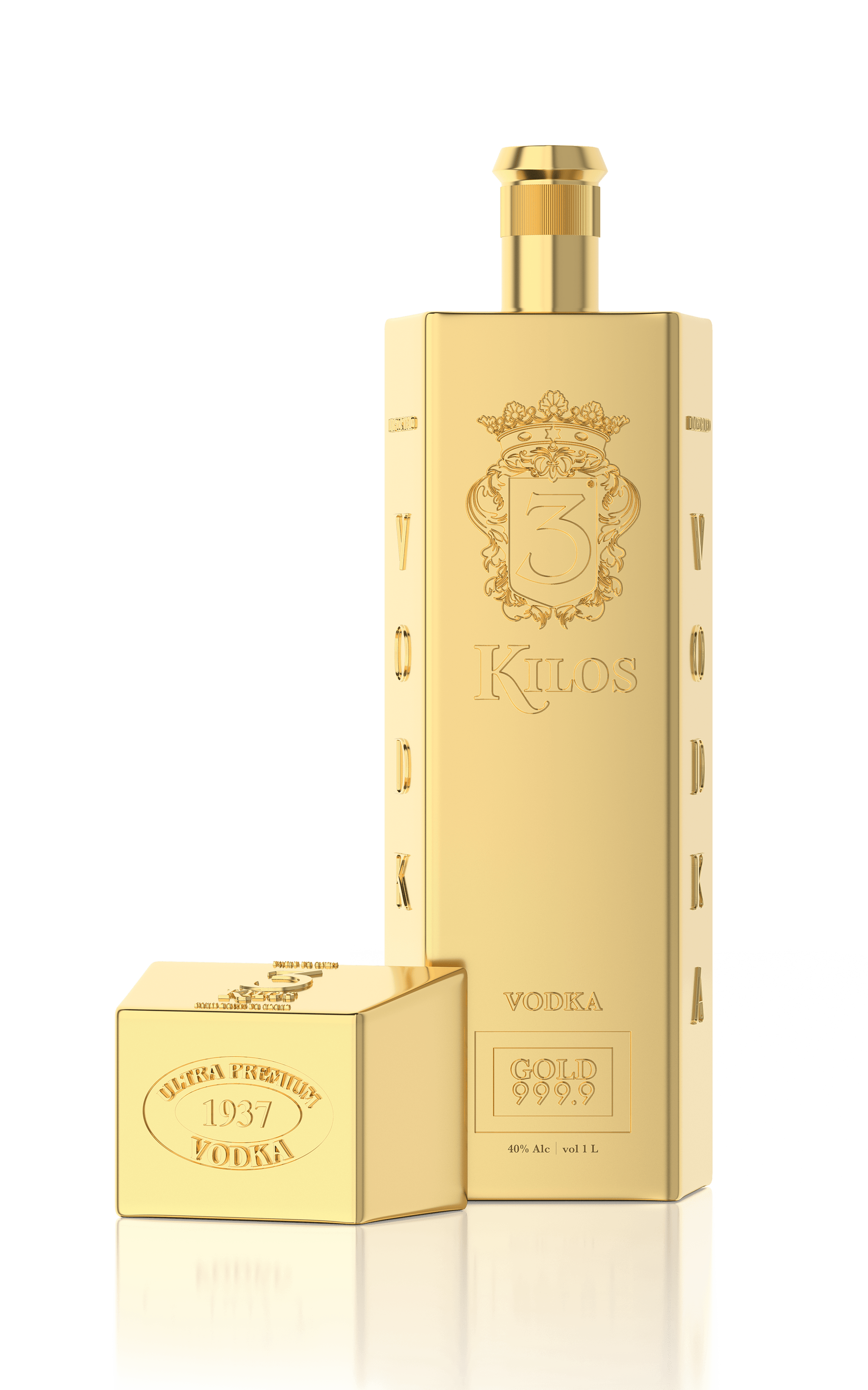 Gold 999.9 – 3 Kilos Vodka